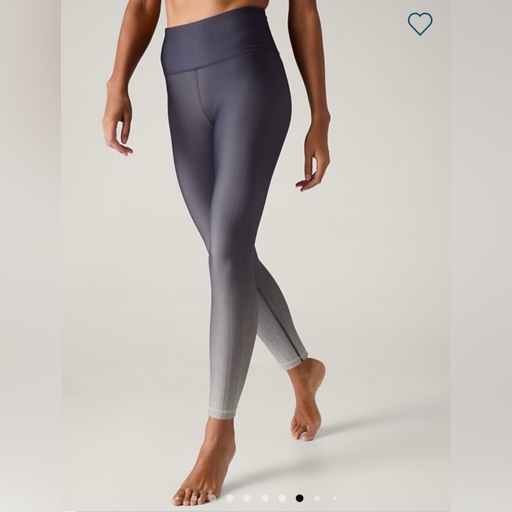 Athleta Elation Ultra High Rise 7/8 Legging Tight Digital Ombré Grey-NWT, Size S